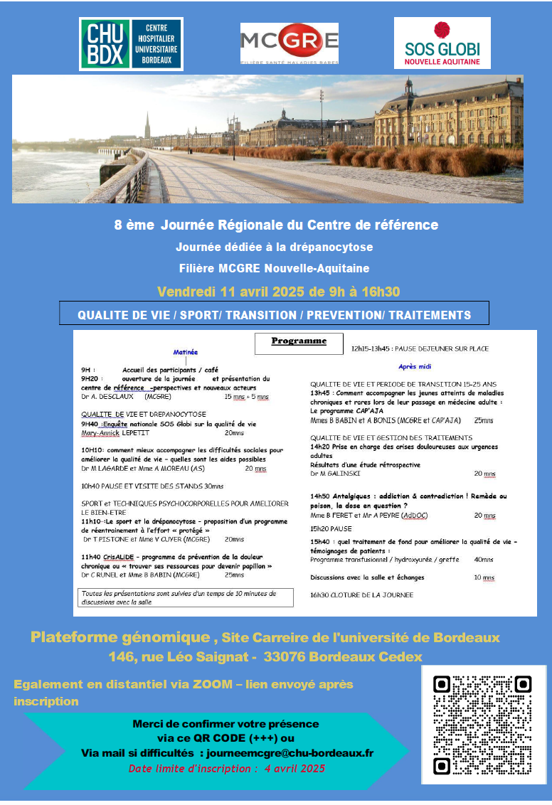 8 ème journée régionale du centre de référence maladies rares.